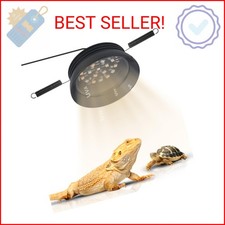 Small Full Spetrum LED UVA UVB Reptile Light with Dimmer Cycle Timer for Beard