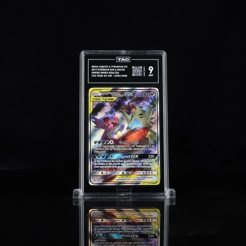Pokémon TCG Mega Sableye Tyranitar GX Card 226/236 Unified Minds Tag 9 Score(933