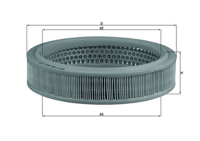 Luftfilter MAHLE LX 160 Filtereinsatz für RITMO SEAT MARBELLA FIAT 131 UNO IBIZA
