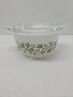 Vintage Pyrex #474 Spring Blossom Crazy Daisy Casserole Dish with lid
