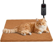 Pet Heating Pad for Cats Dogs Indoor Outdoor, Warming Cat Heating Pad with Che