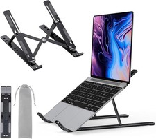 Adjustable Folding Laptop Stand Ventilated Cooling Notebook Holder for Desk