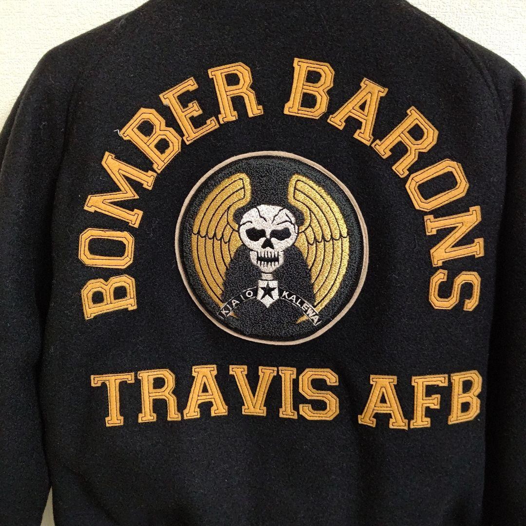 Buzz Rickson'S Bomber Barons Varsity Jacket / Siz… - image 5
