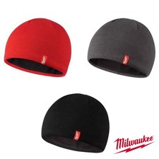 Genuine Milwaukee Insulated Beanie Hats Fleece Lined Brand New 