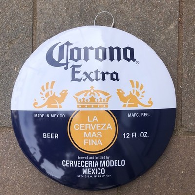Corona Extra 40 cm gewölbtes Blechschild