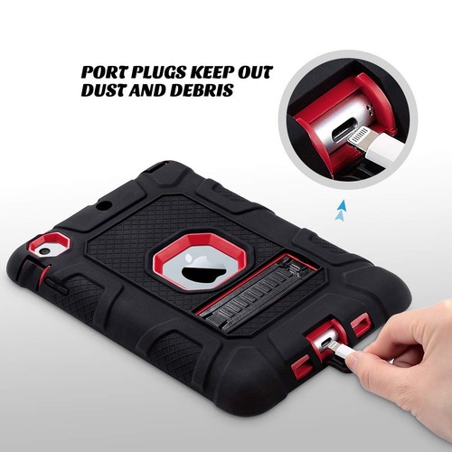 Case for iPad Mini 1 2 3, Three Layer Heavy Duty Shockproof Protective Case w... - Picture 8 of 9