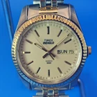 NEW! Vintage 1997 Timex Indiglo Presidential Day-Date 33mm Quartz Watch NOS