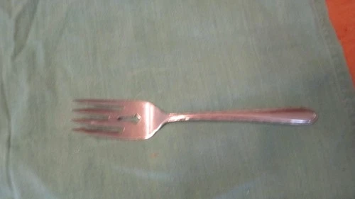 TOWLE STERLING SILVER FLUTES SALAD FORK NO MONOGRAM