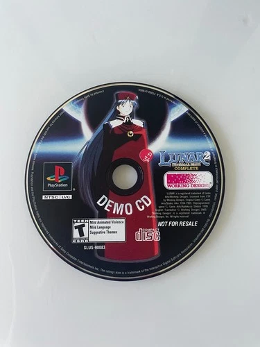 Lunar 2 Eternal Blue Demo CD Playstation 1 PS1, Disc only