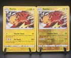 Pokemon Card Raichu Lost Origin Reverse Holo Rare & Non Holo Rare 053/196 Bundle