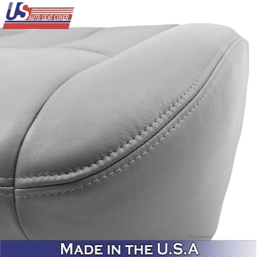 2003-2006 Fits Cadillac Escalade Genuine Leather Front Seat Covers Pewter Gray - Picture 30 of 98
