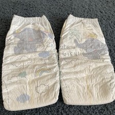 2 Samples Pampers swaddlers , size 7 over 41 LBS. 19 kg New