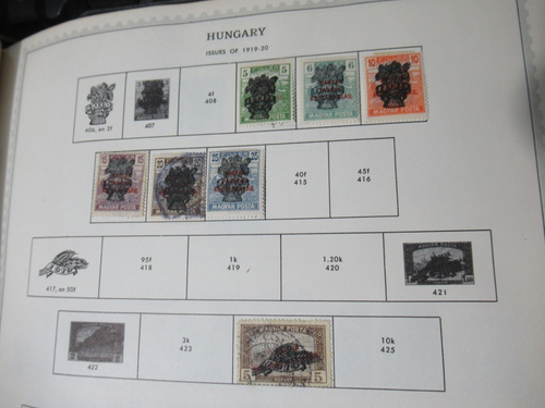 1871-1977 Ungarn GROSSE Briefmarkensammlung im Minkus Album, 1813 Briefmarken - Bild 14 von 24