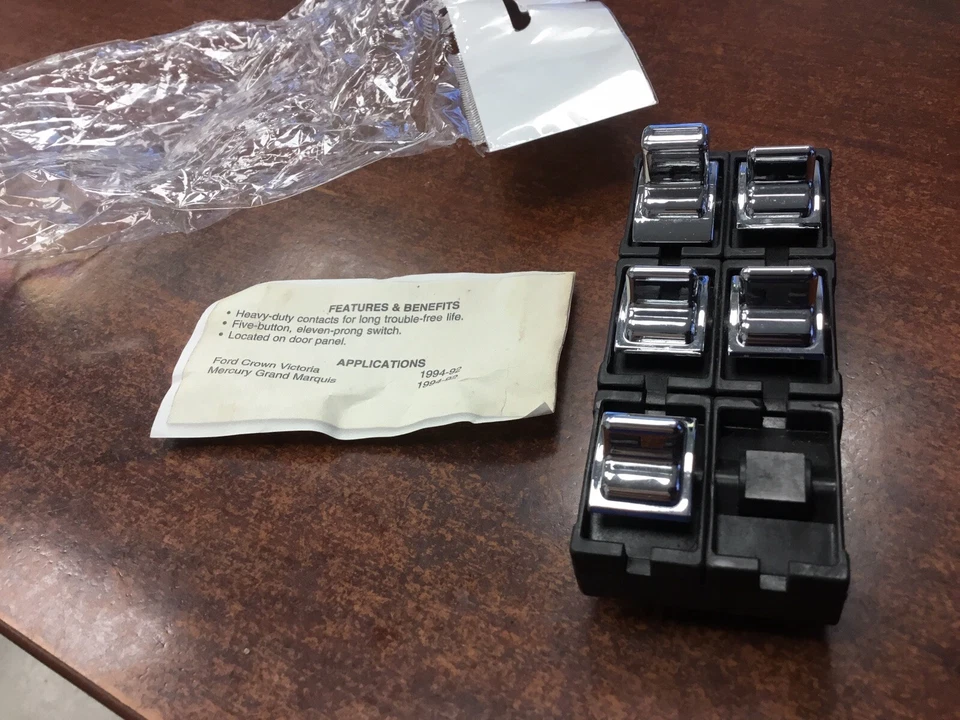 全新 适合 1992 1993 年 1994 年 福特 Crown Victoria Mercury Marquis 电动车窗开关 — 第 2/4 张图片