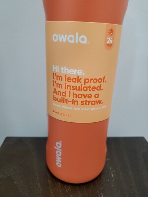 Owala FreeSip Stainless Steel Water Bottle / 24oz / Color: Citrus