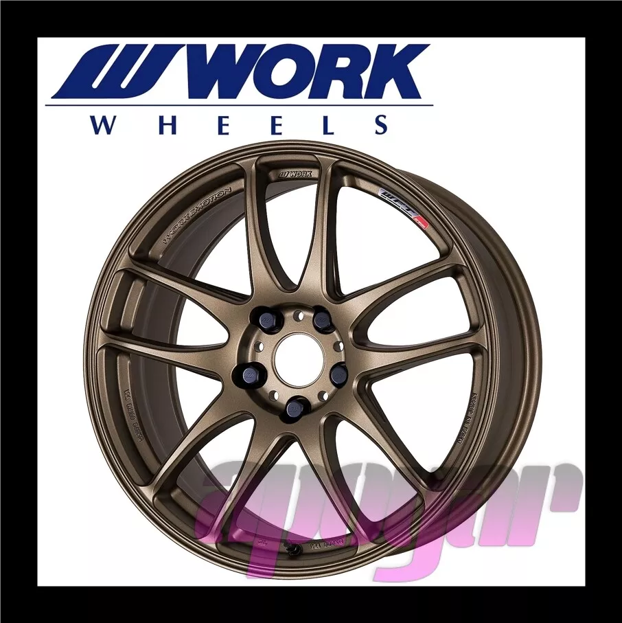 WORK EMOTION CR Kiwami WHEEL (1pcs) 18 inch 8.5J 38 5H 114.3 Ashed Titanium(AHG)