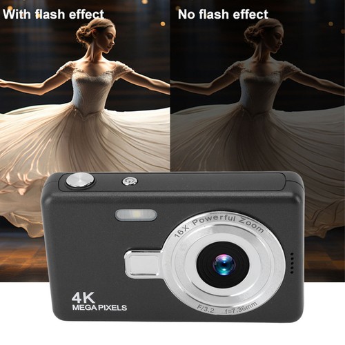 12MP 1080P Digital Camera 2.4in TFT Screen 16X Zoom Auto Focus Pocket Digital - Zdjęcie 10 z 24