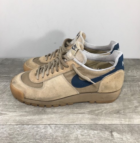 1982 80s Nike Lava Dome Mens Leather Trainers Sneakers Kicks Shoes 7.5 Vintage - Picture 6 of 14