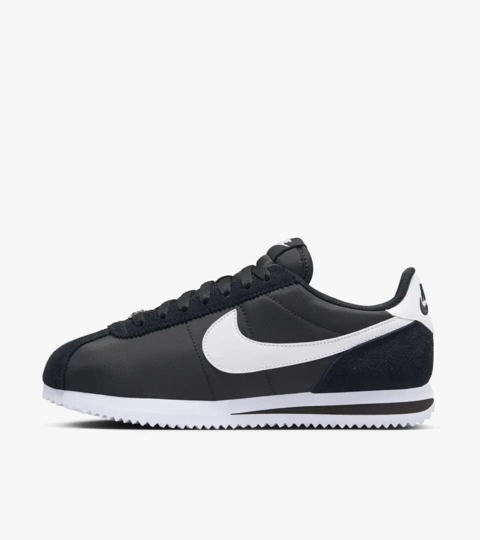 New Nike Cortez Shoes Sneakers Black/ White (DZ2795… Gem