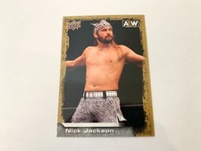 Nick Jackson Gold 2022 Upper Deck AEW Card # 56