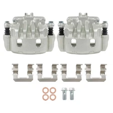 LABLT 2× Front Brake Calipers w/ Bracket For Subaru Forester Outback Legacy 2.5L