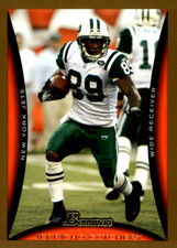 2008 Bowman GOLD #69 Jerricho Cotchery New York Jets