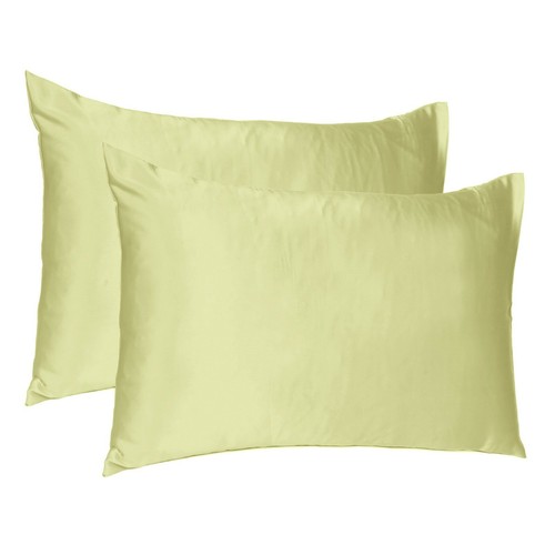 2 Pcs Premium Satin Bed Pillow Case Covers Soft Pillowcases Standard Queen King - Picture 46 of 273