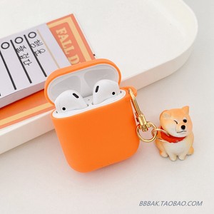 Details About Cute Shiba Inu Dog Toy Case Airpods Silicone Cover For Apple Bluetooth Earphone