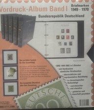 Vordruckalben Bundesrepublik Deutschland I - V (1949 -2002), fünf Bände