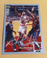 1994-95 B.J. Armstrong Upper Deck Collectors Choice Silver Signature Card #80