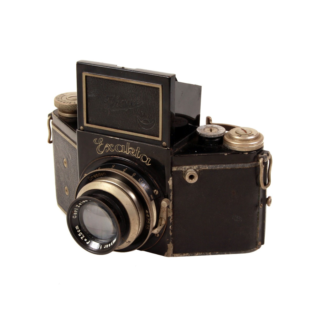 カメラ アンティーク ☆Exakta Jhagee dresden Carl Zeiss Jena Tessar 1:2.8 f=7.5cm