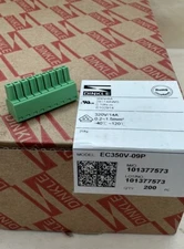 *Open Box of about 70* Dinkle EC350V-09P 300V/8A 28-14 AWG 9 Pole Terminal Block