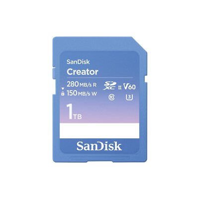 SanDisk Creator SD-UHS-II 1 TB SDSDXEP-1T00-GNCIS Neu OVP