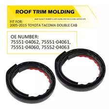 2pcs ROOF DRIP MOLDING FOR TOYOTA TACOMA 2005-2015 DOUBLE CAB