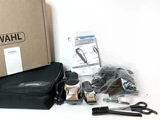 Wahl Clipper 79524-5201 Deluxe Chrome Pro Hair and Beard Clipping Trimmers Kit