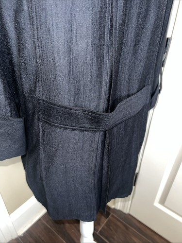 Norm Thompson Black Open Front Rolled Sleeves Jacket Womens Size M New - Picture 7 of 10
