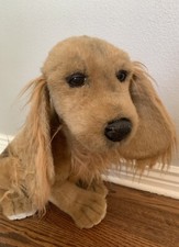 Vintage 1982 AVANTI plush stuffed Realistic Cocker Spaniel Wallace Berrie