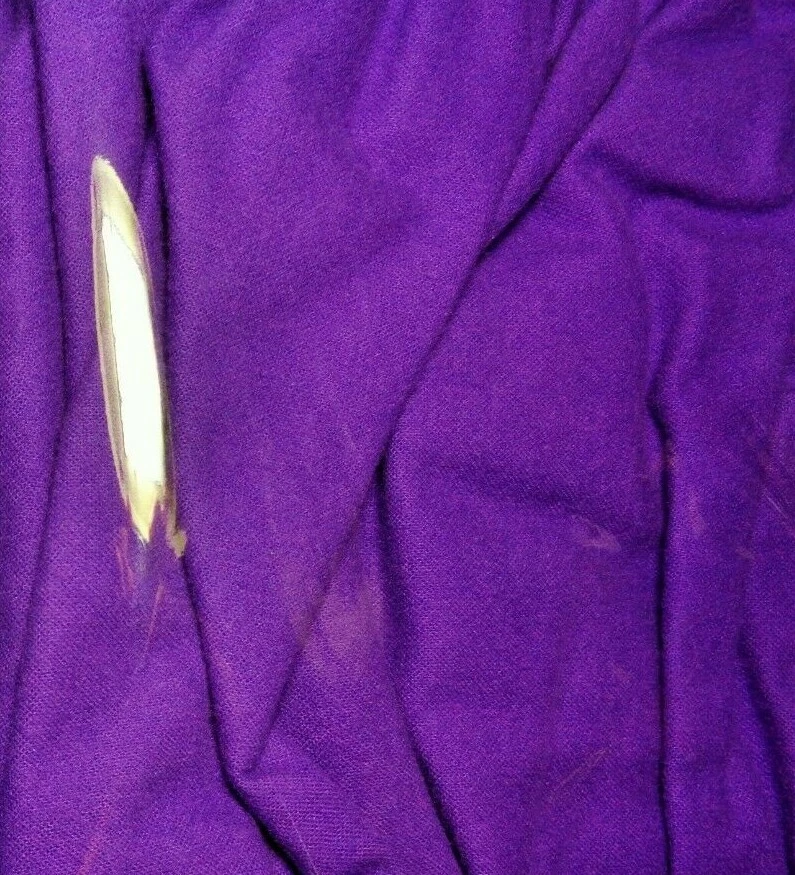 XX LARGE Bird CAGE Seed Catcher Skirt 100% Cotton Flannel PURPLE