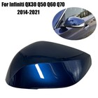 Left Driver Blue Side Mirror Cover Cap For Infiniti QX30 Q50 Q60 Q70 2014-2021