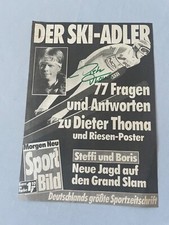 DIETER THOMA Skisprung Vierschanzentournee-Sieger 1990 signed Magazinseite 17x25