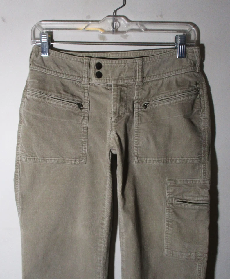 THE NORTH FACE желтовато-коричневый вельвет грузовые брюки размер 4 Reg. - Изображение 2 из 4