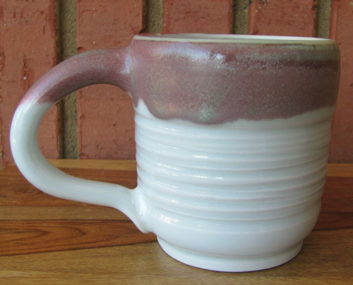 Hand Spun~Pottery~Stoneware~4" Coffee Mug~Unknown Artist image 2