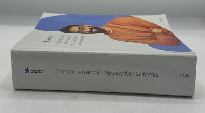 Barbri Bar Exam 2 in 1 The Conviser Mini Review for California MBE