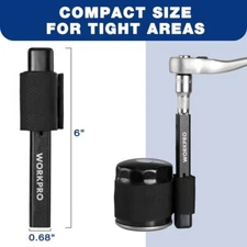 WORKPRO Nylon Strap Oil Filter Wrench 1/2" Dr Universal Oil Filter Removal Tools