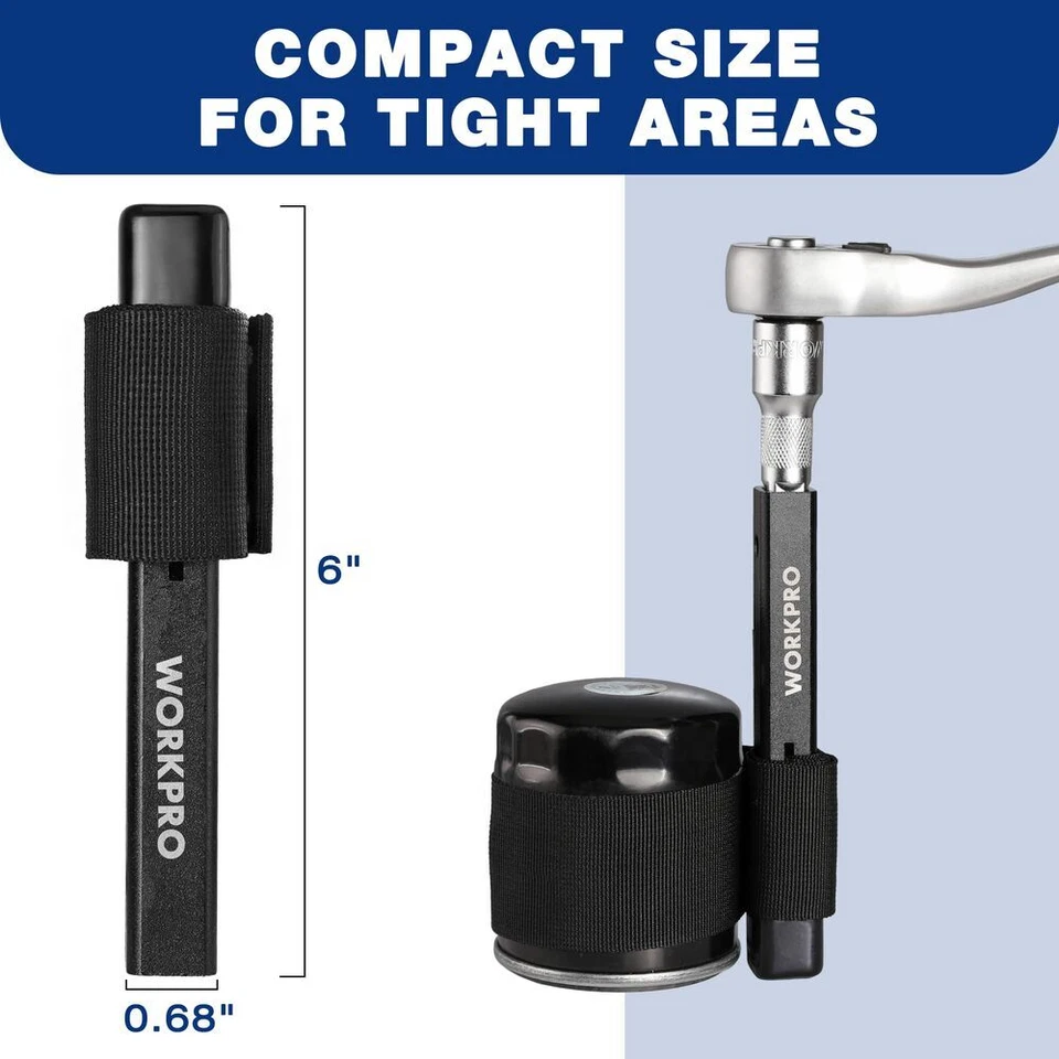 Workpro нейлоновый ремень масляный фильтр гаечный ключ 1/2 дюйма Dr универсальные инструменты для удаления масляного фильтра - Изображение 3 из 4