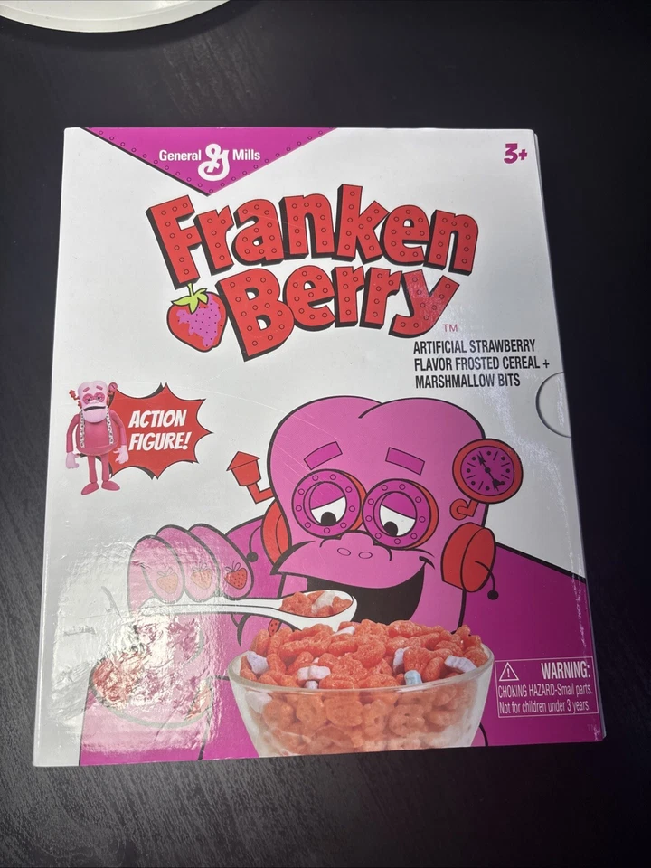 Figura de acción Jada Toys 6 pulgadas General Mills Franken Berry - Rosa NUEVO en caja Foto 2 de 4