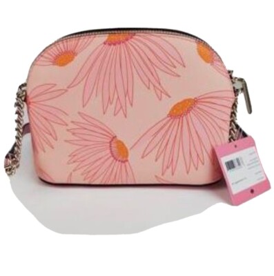 Kate Spade Spencer Falling Flower Small Crossbody Bag Pink Multi