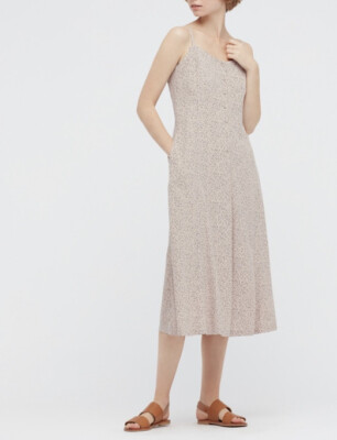 NWT Uniqlo women rayon printed camisole dress size S | eBay NWT Uniqlo women rayon printed camisole dress size S | eBay