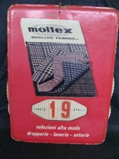 CALENDARIO PERPETUO MOLTEX WOOLLEN FABRICS LANERIE SETERIE ALTA MODA VINTAGE