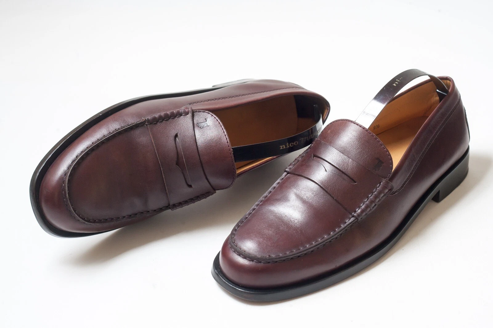 TOD’S Mocassini uomo TODS in pelle marrone taglia EU 44 US 11